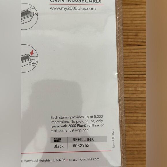 Cosco 2000 Plus Jumbo Message Stamp, PAID, RECEIVED, FAXED - Brand NEW Sealed - Picture 4 of 7